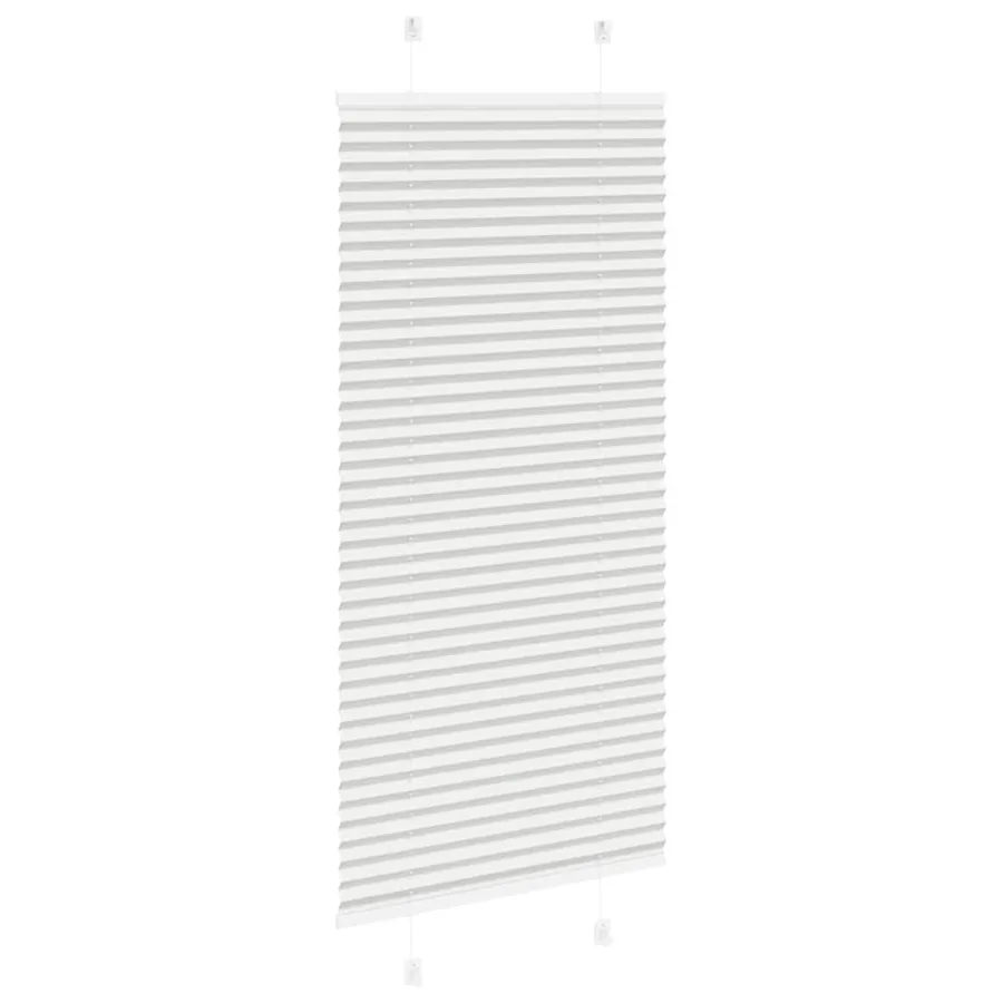 Store plissé gris clair 55x100 cm largeur du tissu 54,4 cm - 4