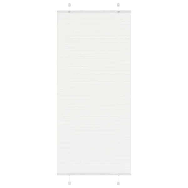 Store plissé blanc 90x200 cm largeur du tissu 89,4 cm polyester