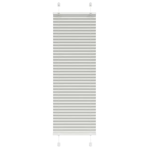Store plissé gris clair 50x150 cm largeur du tissu 49,4 cm