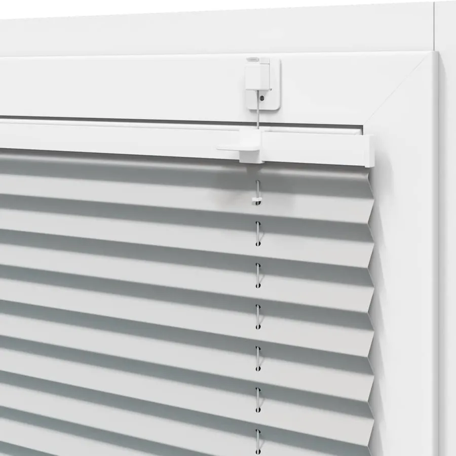Store plissé gris clair 50x150 cm largeur du tissu 49,4 cm - 10