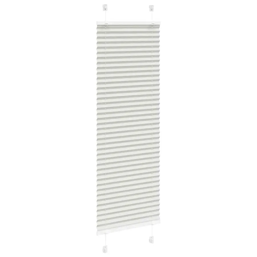 Store plissé gris clair 50x150 cm largeur du tissu 49,4 cm - 3