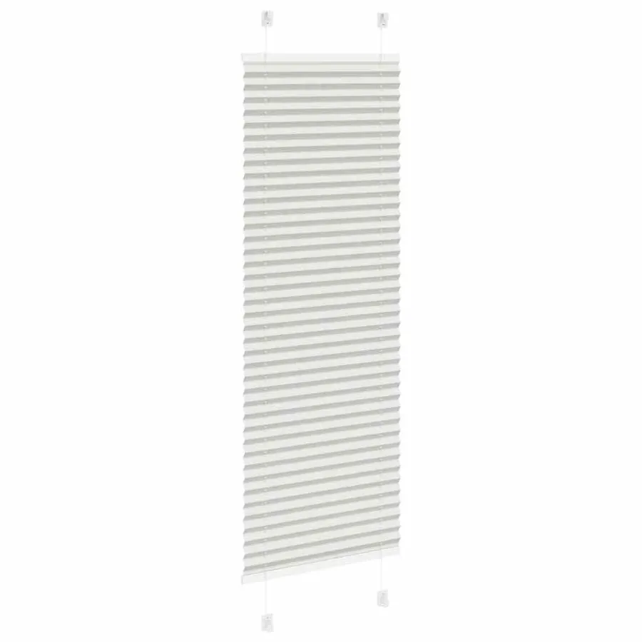 Store plissé gris clair 50x150 cm largeur du tissu 49,4 cm - 4