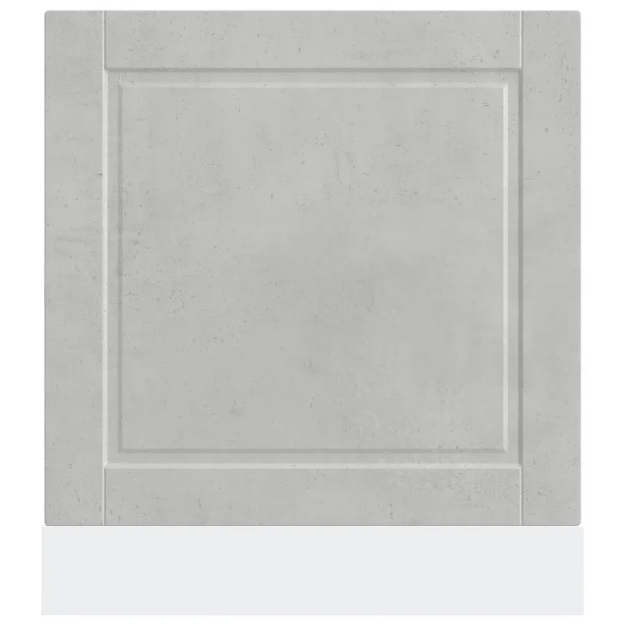 Panneau de lave-vaisselle Porto gris béton 60x1,5x57 cm - 4