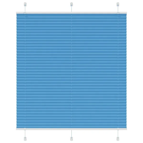 Store plissé bleu 120x100 cm largeur du tissu 119,4cm polyester