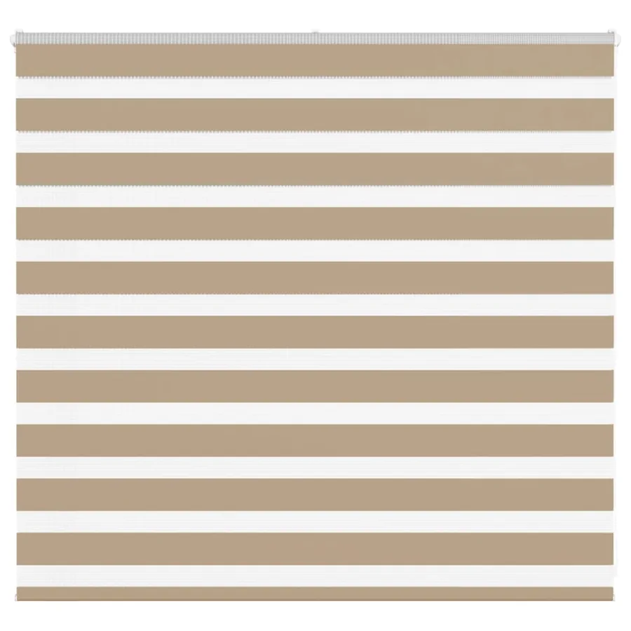 Store zèbre marron sable largeur du tissu 150,9 cm polyester
