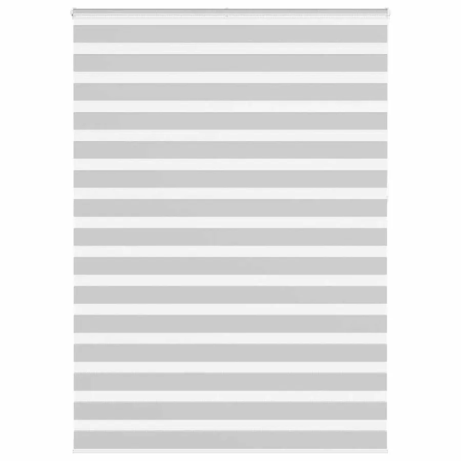 Store zèbre gris clair largeur du tissu 155,9 cm polyester