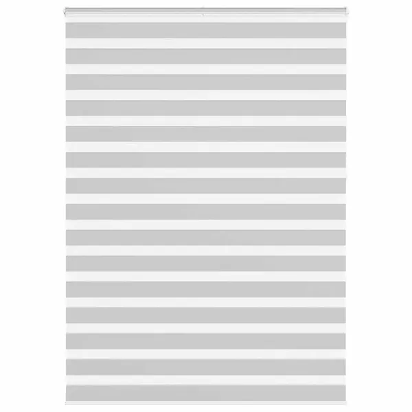 Store zèbre gris clair largeur du tissu 155,9 cm polyester