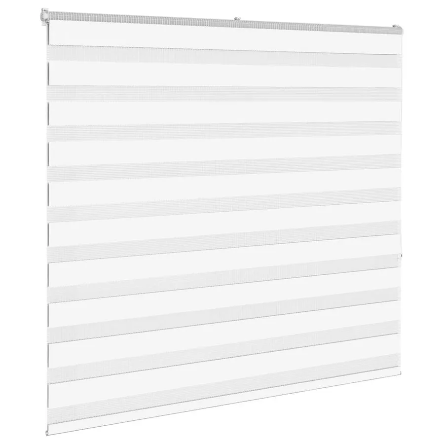 Store zèbre blanc 160x150 cm largeur du tissu 155,9cm polyester - 3