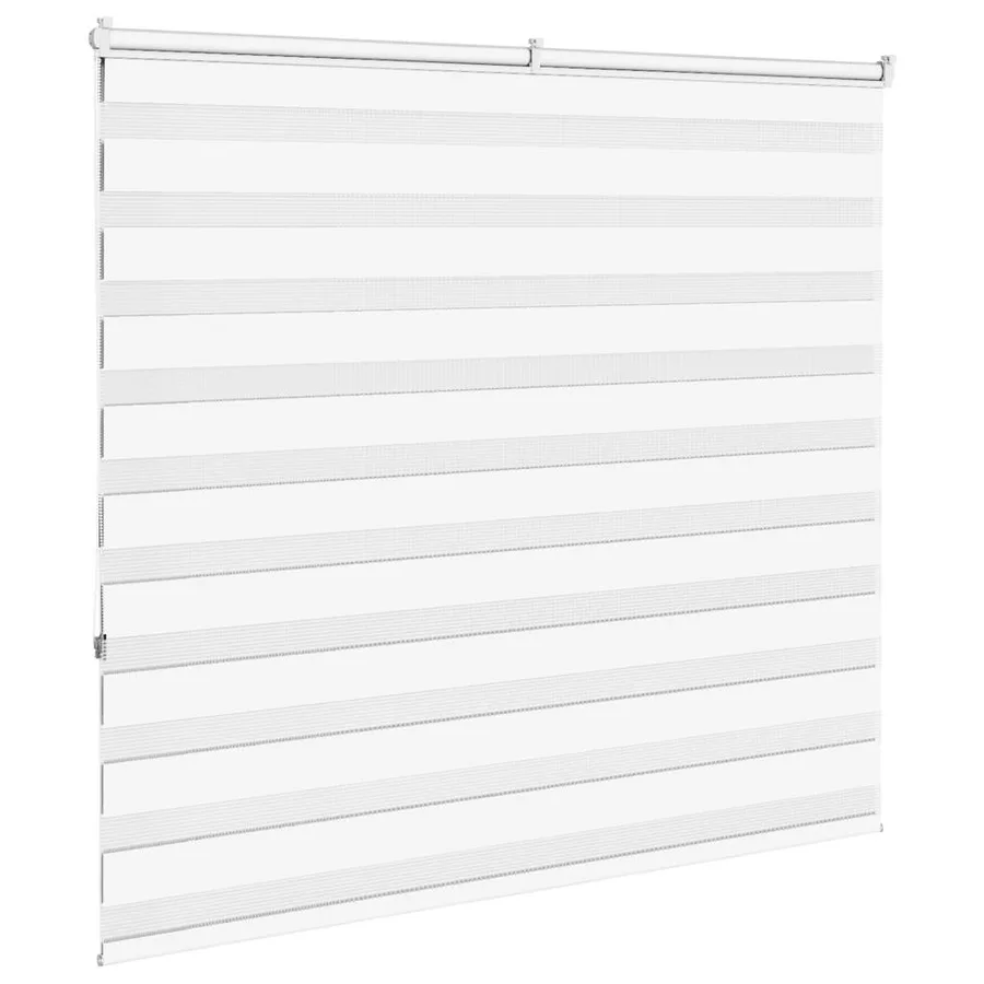 Store zèbre blanc 160x150 cm largeur du tissu 155,9cm polyester - 4