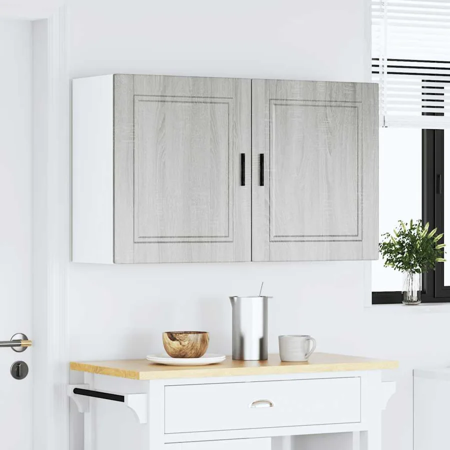 Armoires murales de cuisine 2 pcs Porto sonoma gris - 3