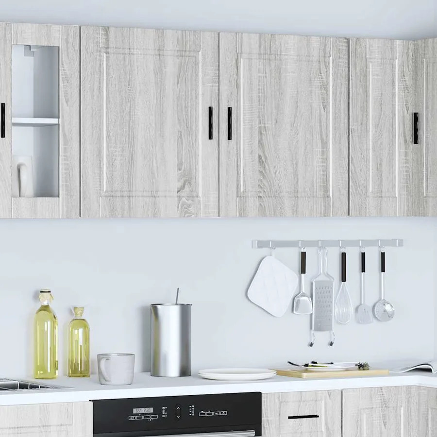 Armoires murales de cuisine 2 pcs Porto sonoma gris - 4