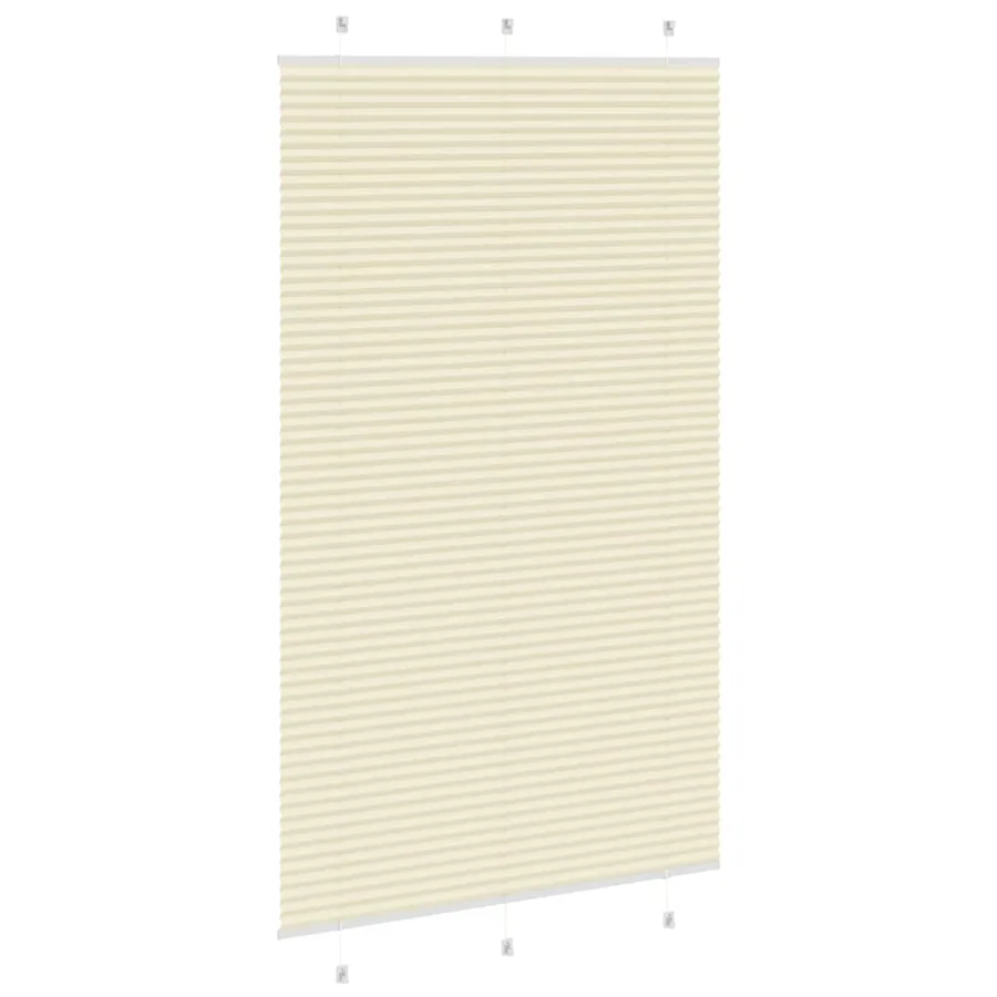 Store plissé crème 115x200cm largeur du tissu 114,4cm polyester - 4