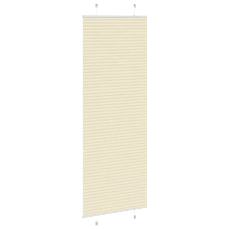 Store plissé crème 80x200 cm largeur du tissu 79,4 cm polyester - 4