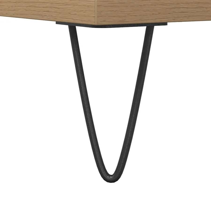 Armoire de lavabo de salle de bain chêne artisanal 65x33x60 cm - 10
