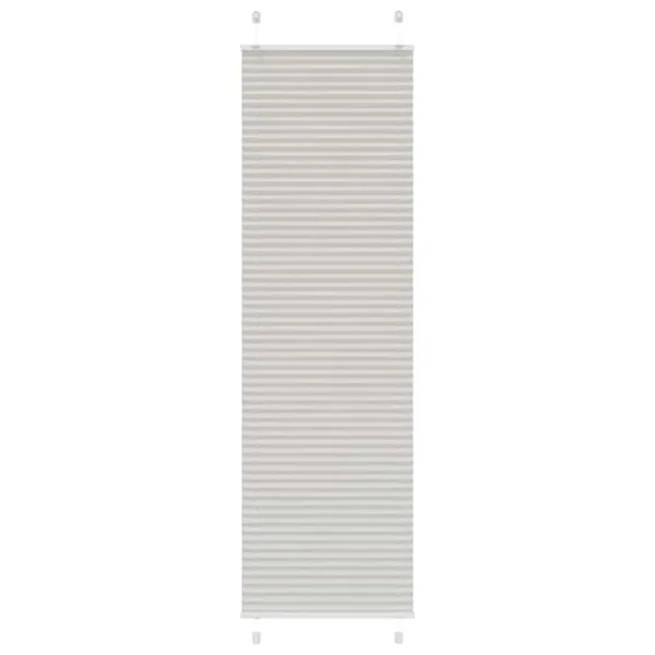 Store plissé gris clair 60x200 cm largeur du tissu 59,4 cm
