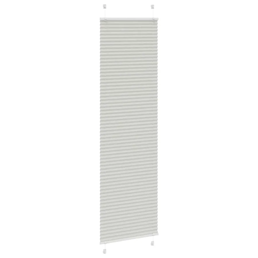 Store plissé gris clair 60x200 cm largeur du tissu 59,4 cm - 3