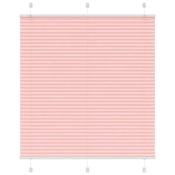 Store plissé rose 115x150 cm largeur du tissu 114,4cm polyester