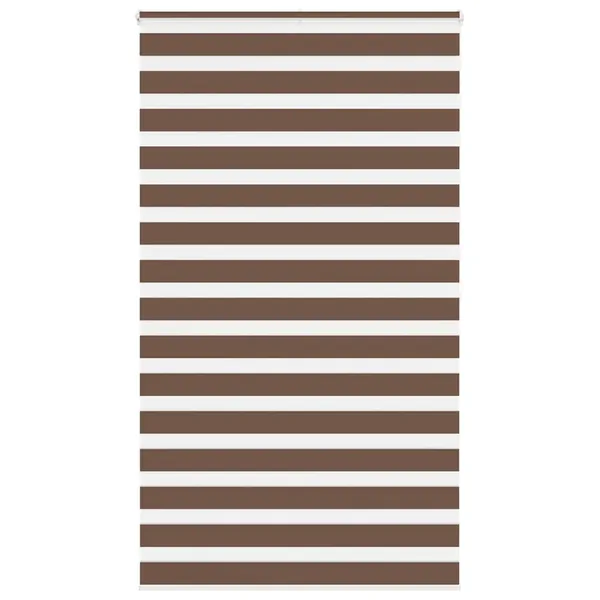 Store zèbre marron 130x200cm largeur du tissu 125,9cm polyester