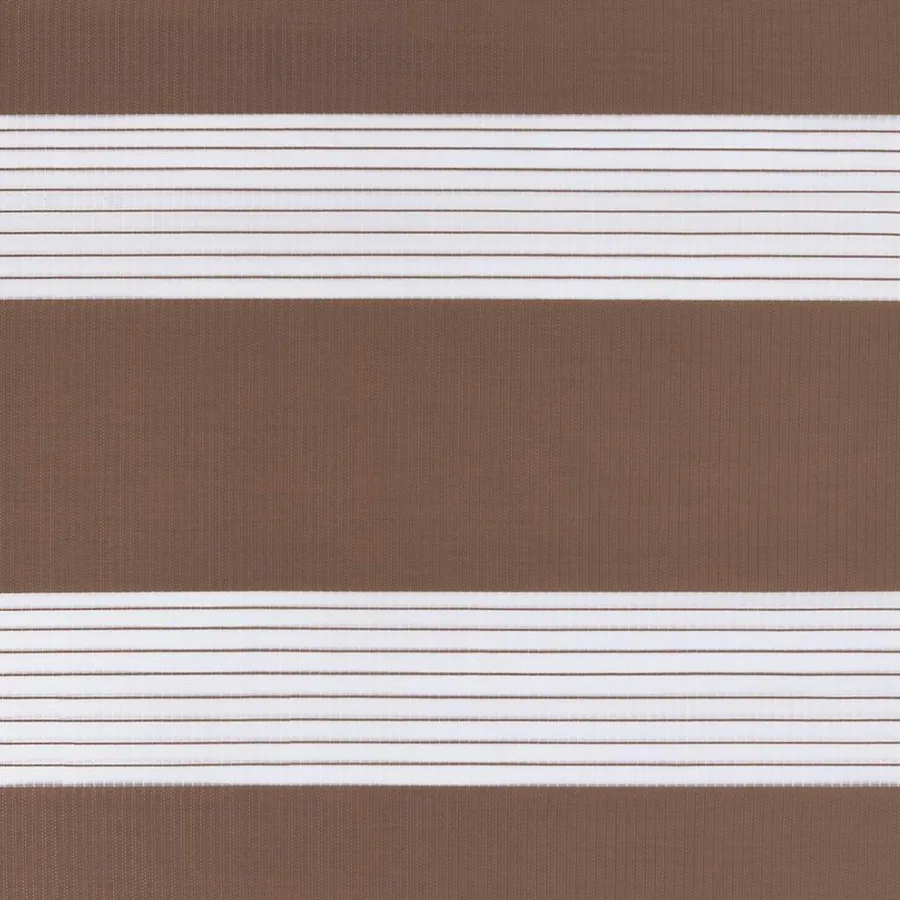 Store zèbre marron 140x200cm largeur du tissu 135,9cm polyester - 15
