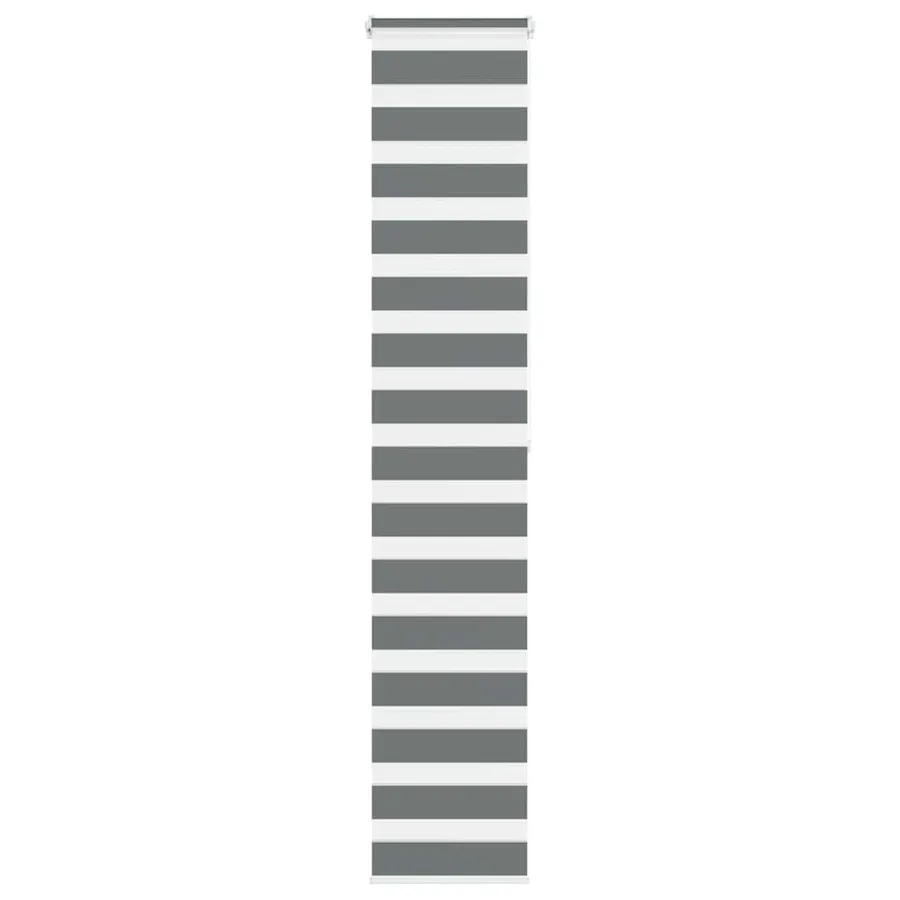Store zèbre gris foncé largeur du tissu 45,9 cm polyester