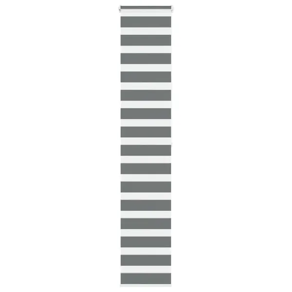 Store zèbre gris foncé largeur du tissu 45,9 cm polyester