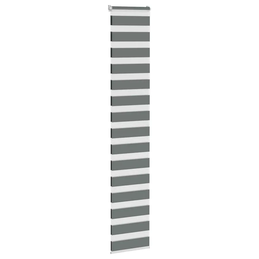 Store zèbre gris foncé largeur du tissu 45,9 cm polyester - 3