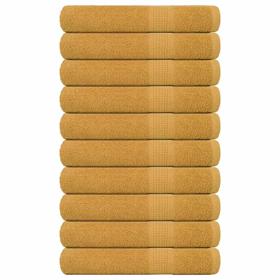 Serviettes FROGN 10 pcs doré 100x200 cm 360 g/m²