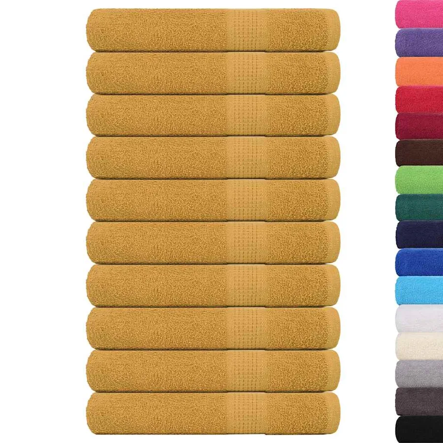Serviettes FROGN 10 pcs doré 100x200 cm 360 g/m² - 2