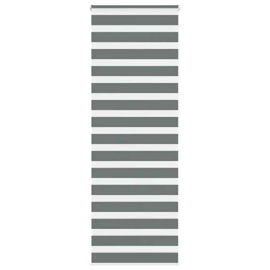 Store zèbre gris foncé largeur du tissu 75,9 cm polyester