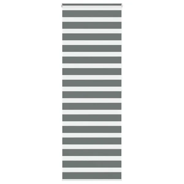 Store zèbre gris foncé largeur du tissu 75,9 cm polyester