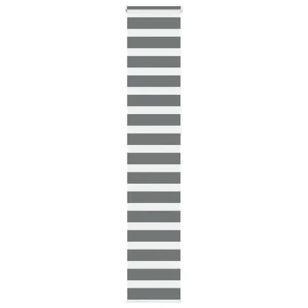 Store zèbre gris foncé largeur du tissu 40,9 cm polyester