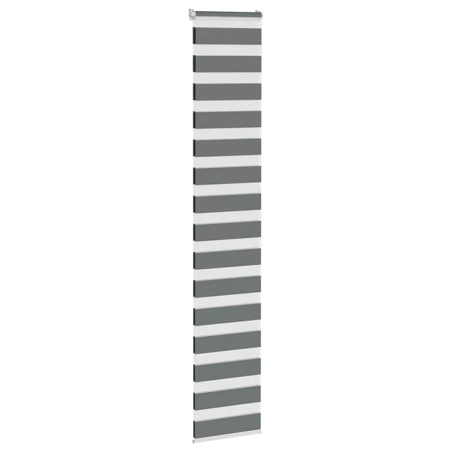 Store zèbre gris foncé largeur du tissu 40,9 cm polyester - 3