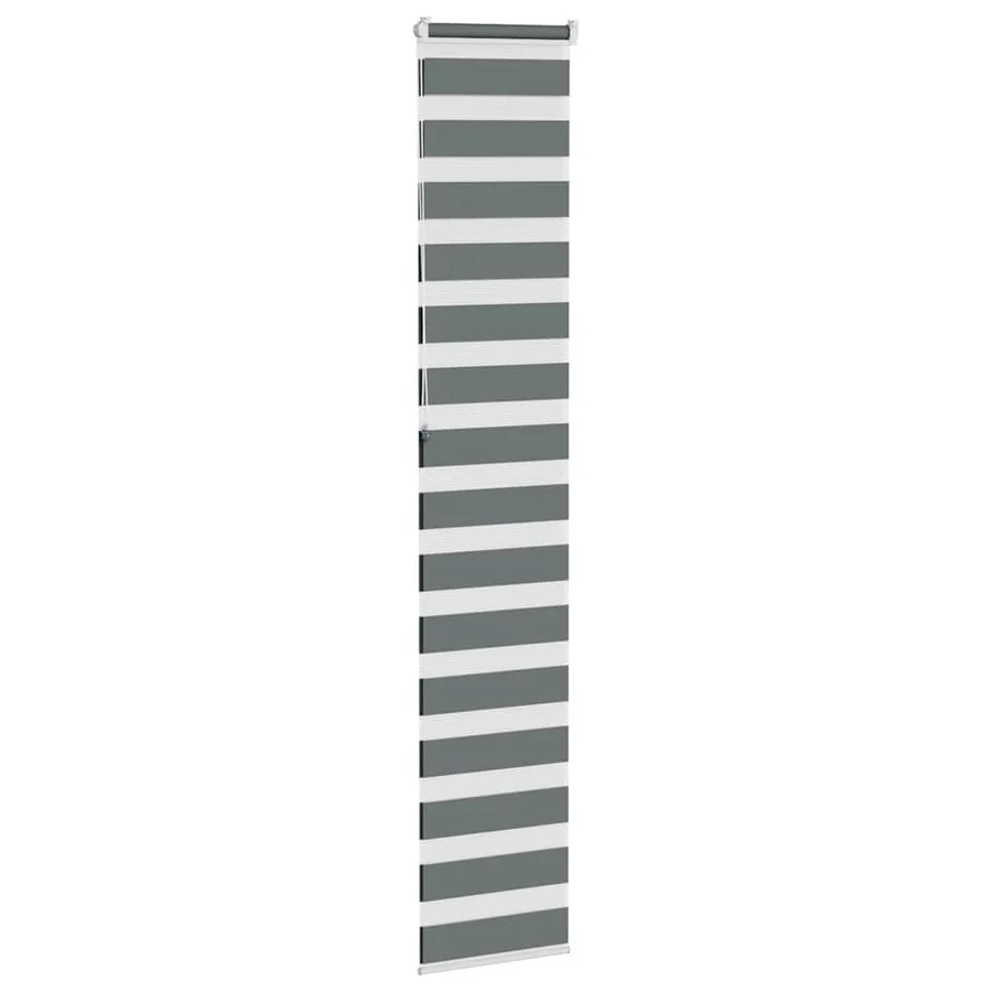 Store zèbre gris foncé largeur du tissu 40,9 cm polyester - 4