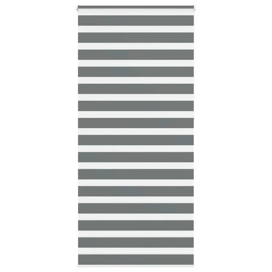 Store zèbre gris foncé largeur du tissu 105,9 cm polyester
