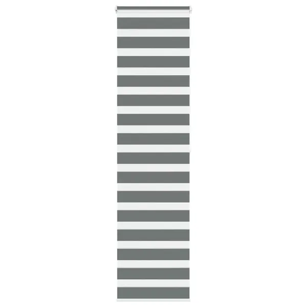 Store zèbre gris foncé largeur du tissu 65,9 cm polyester