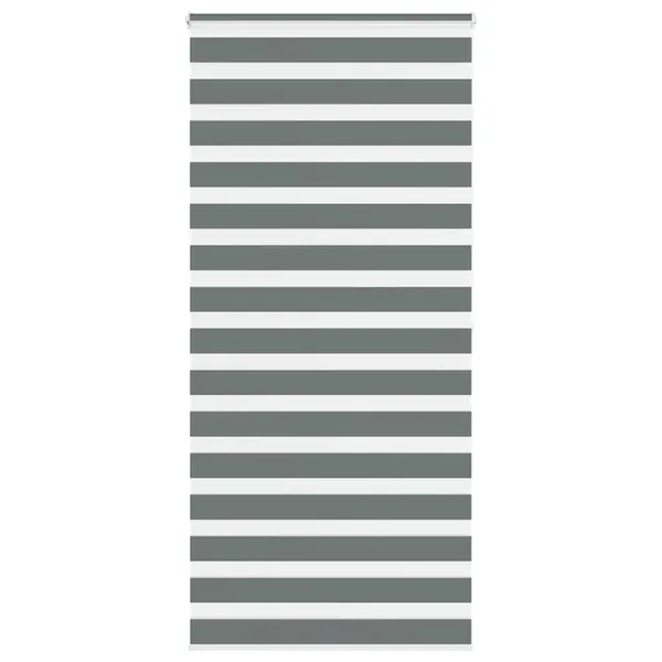 Store zèbre gris foncé largeur du tissu 100,9 cm polyester
