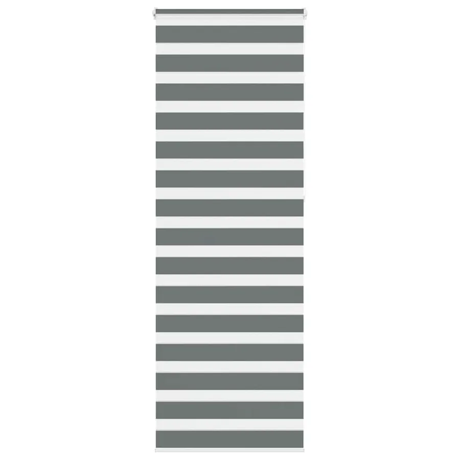 Store zèbre gris foncé largeur du tissu 75,9 cm polyester