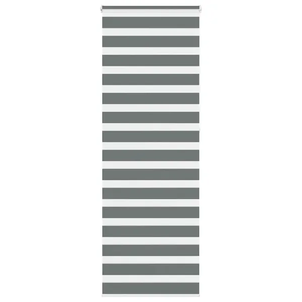 Store zèbre gris foncé largeur du tissu 75,9 cm polyester