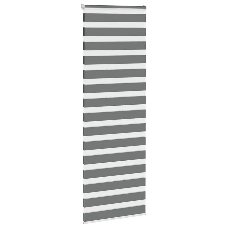 Store zèbre gris foncé largeur du tissu 75,9 cm polyester - 3
