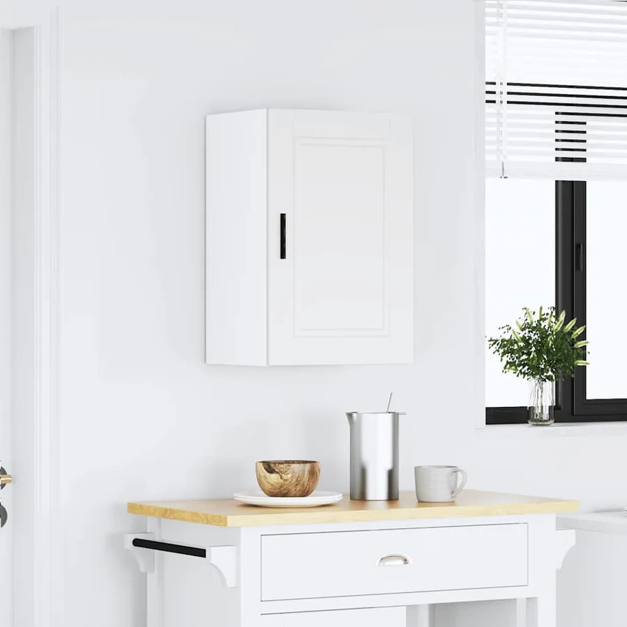 Armoire murale de cuisine Porto blanc bois d'ingénierie - 3