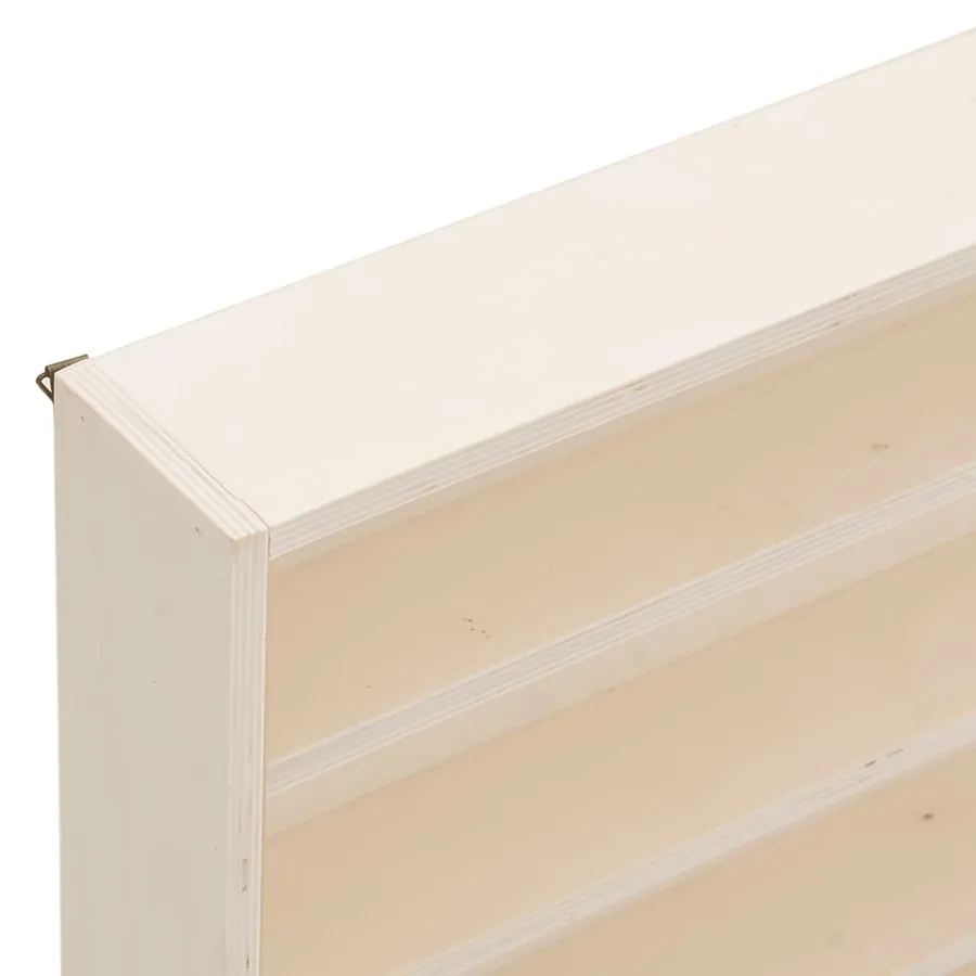 Vitrine de collection en bois avec portes 80 x 8,5 x 37 cm - 8