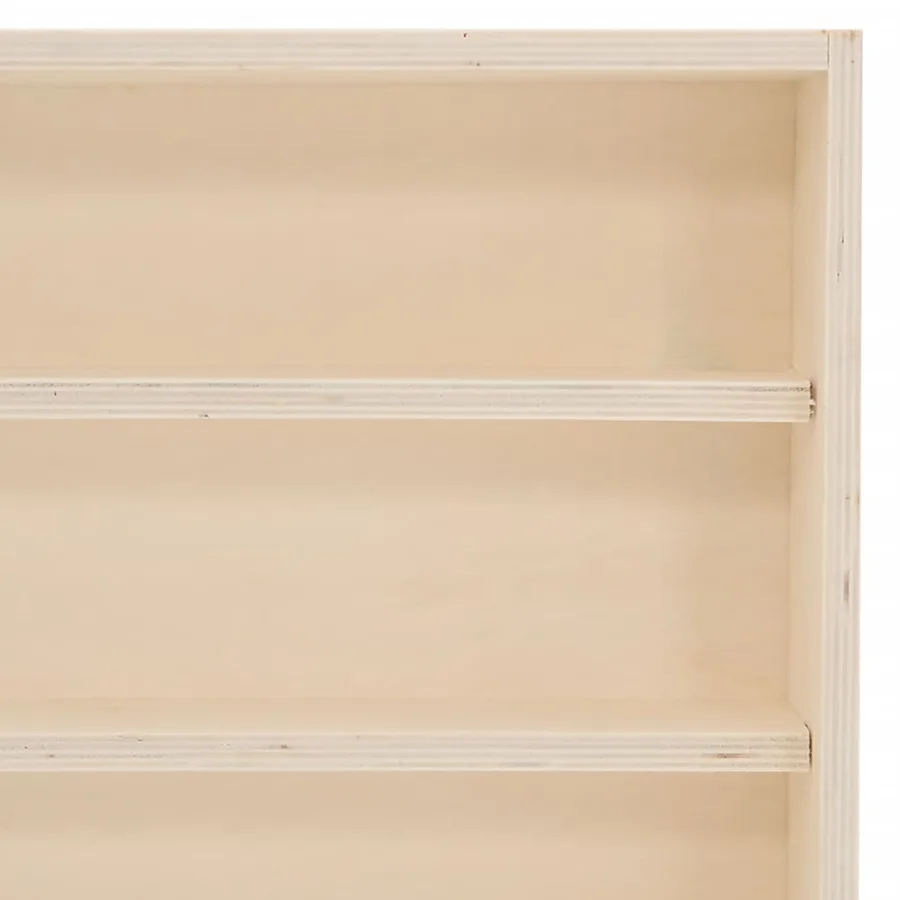 Vitrine de collection en bois avec portes 80 x 8,5 x 37 cm - 9