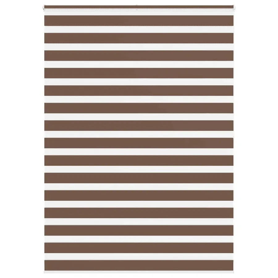 Store zèbre marron 165x200cm largeur du tissu 160,9cm polyester