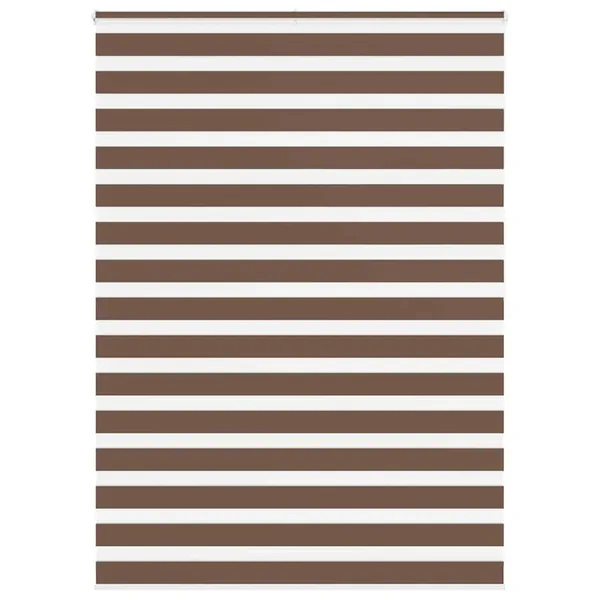 Store zèbre marron 165x200cm largeur du tissu 160,9cm polyester
