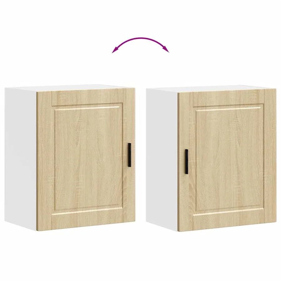 Armoires murales de cuisine 2 pcs Porto chêne sonoma - 10