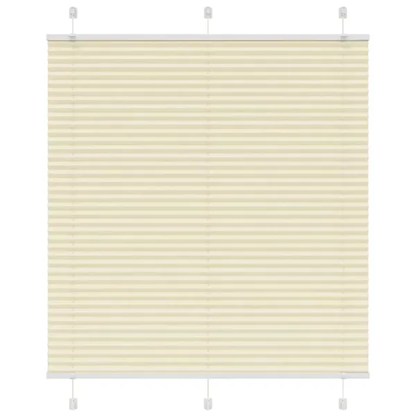 Store plissé crème 120x150cm largeur du tissu 119,4cm polyester