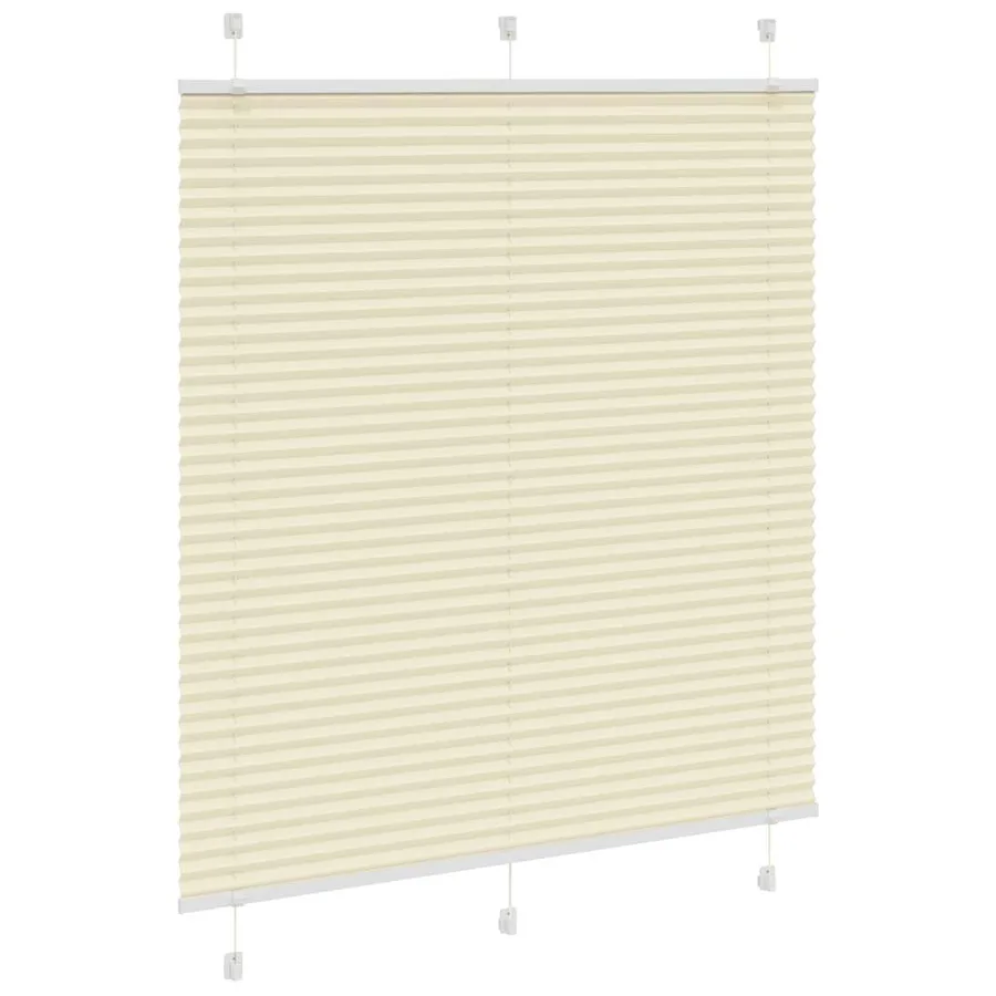Store plissé crème 120x150cm largeur du tissu 119,4cm polyester - 3