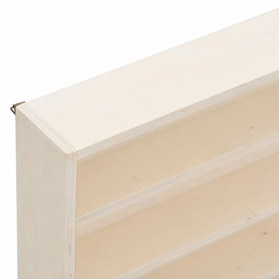 Vitrine de collection en bois avec portes 40x8,5x37cm - 8
