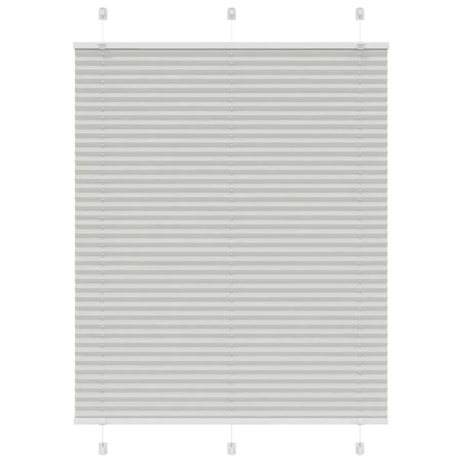 Store plissé gris clair 110x150cm largeur du tissu 109,4cm