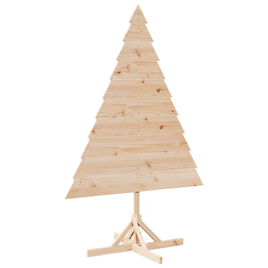 Arbre de Noël en bois pour décoration 180 cm bois massif - 2